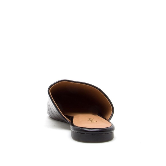 Vegan Leather Croc Mule Flats - Picture 5 of 5